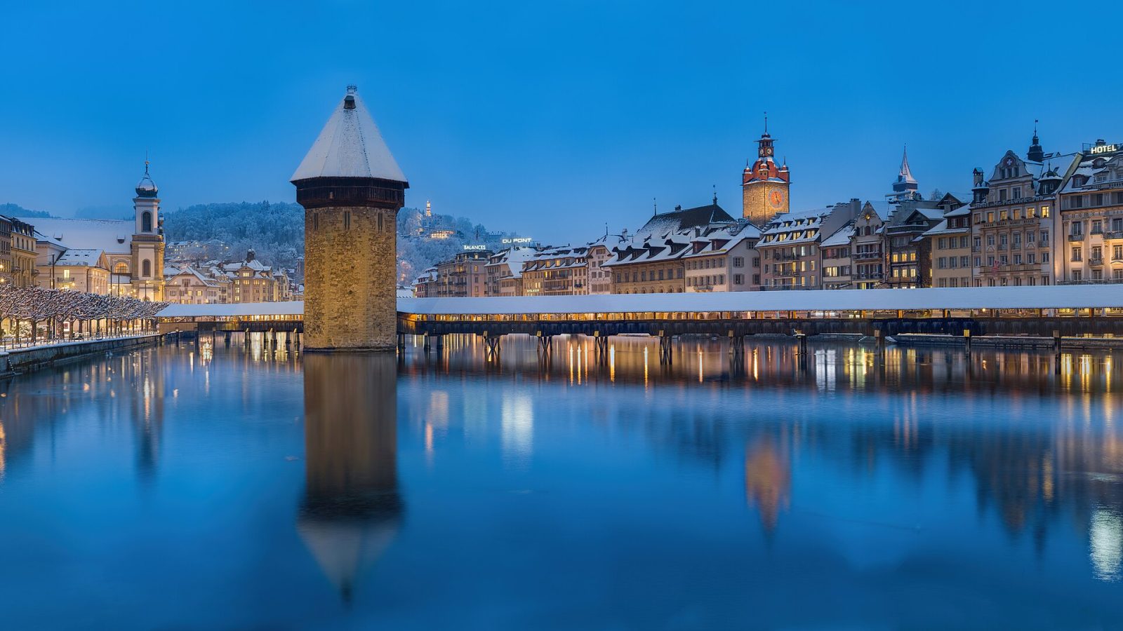 Chapel Bridge and Water Tower Walk