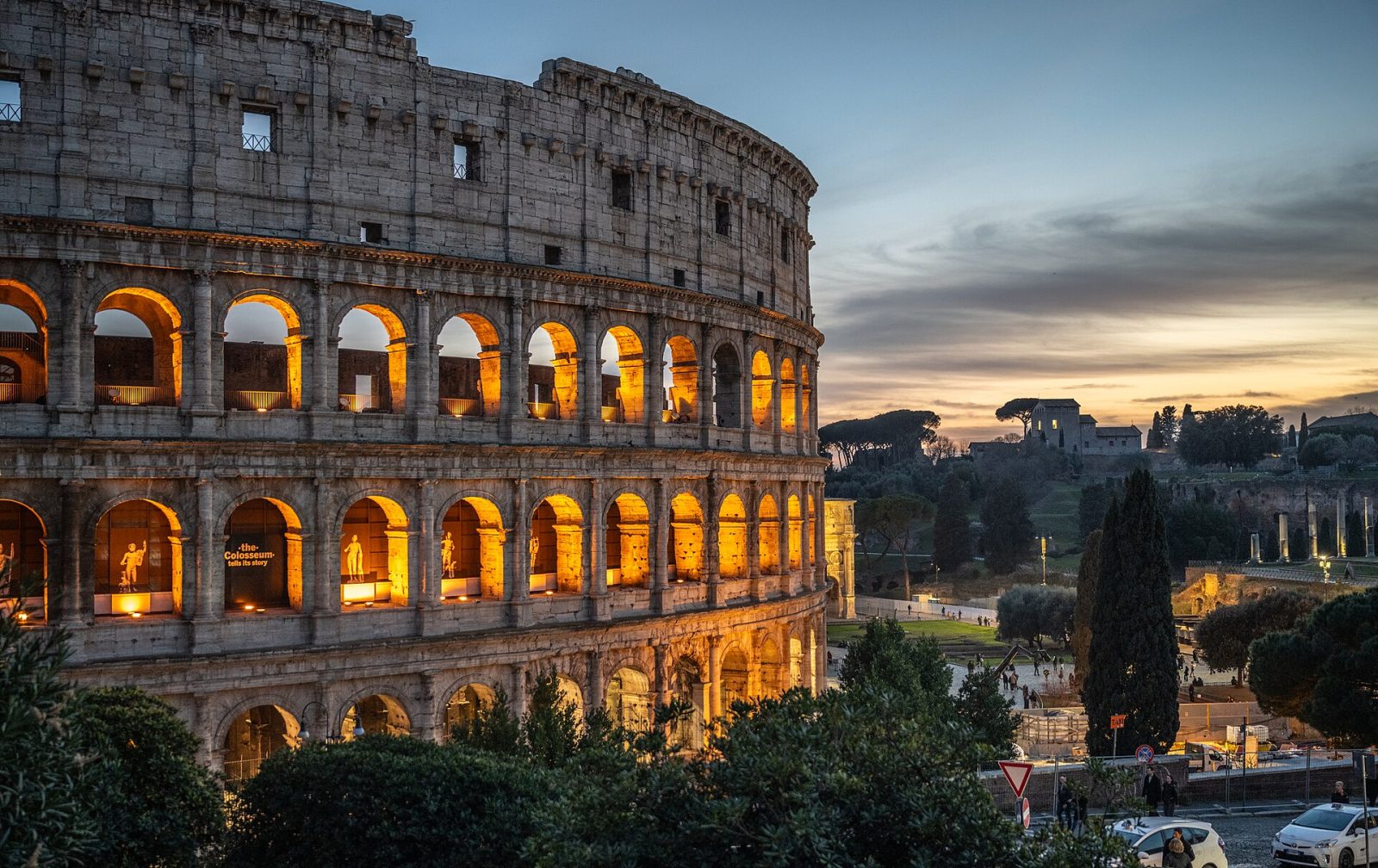 Colosseum and Roman Forum