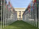 ONU Genève - Allée des drapeaux
